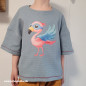 Preview: Bügelbild Superhelden Tiere - Flamingo